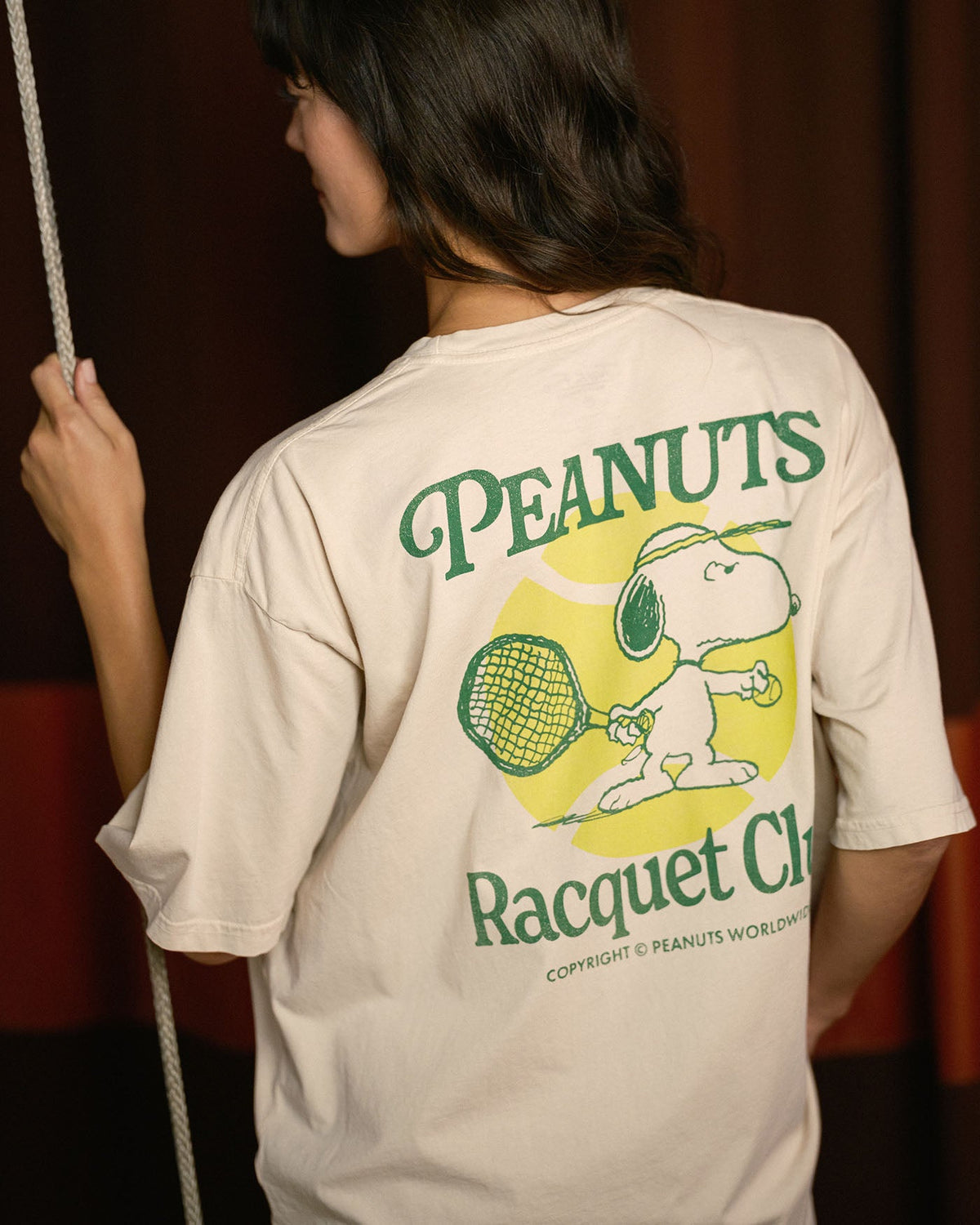 Peanuts Racquet Club Oversized Tee product image 2