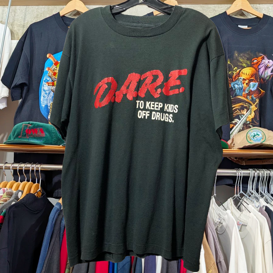 90'S D.A.R.E. Vintage Black T-Shirt product image 1