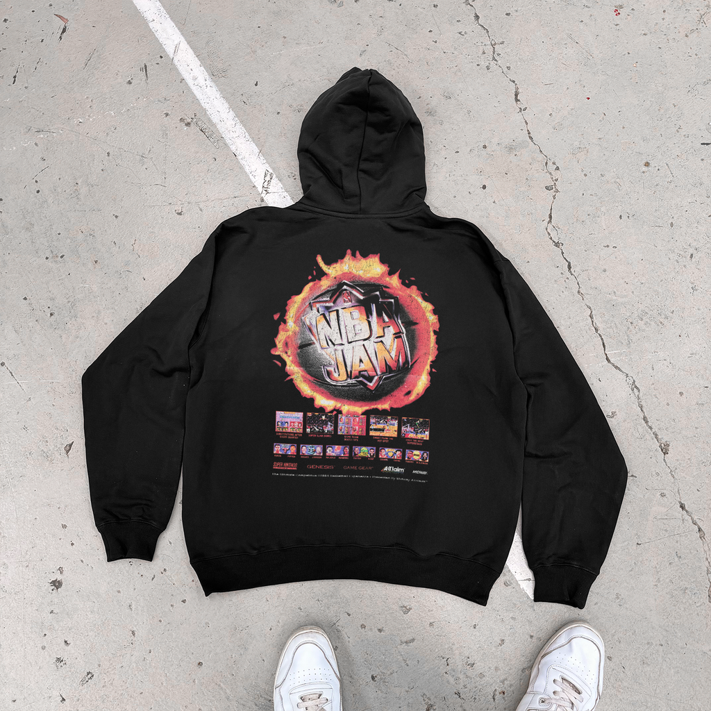 Kick-Ass 'NB4 Jam' 1994 Fireball Black Hoodie product image 1