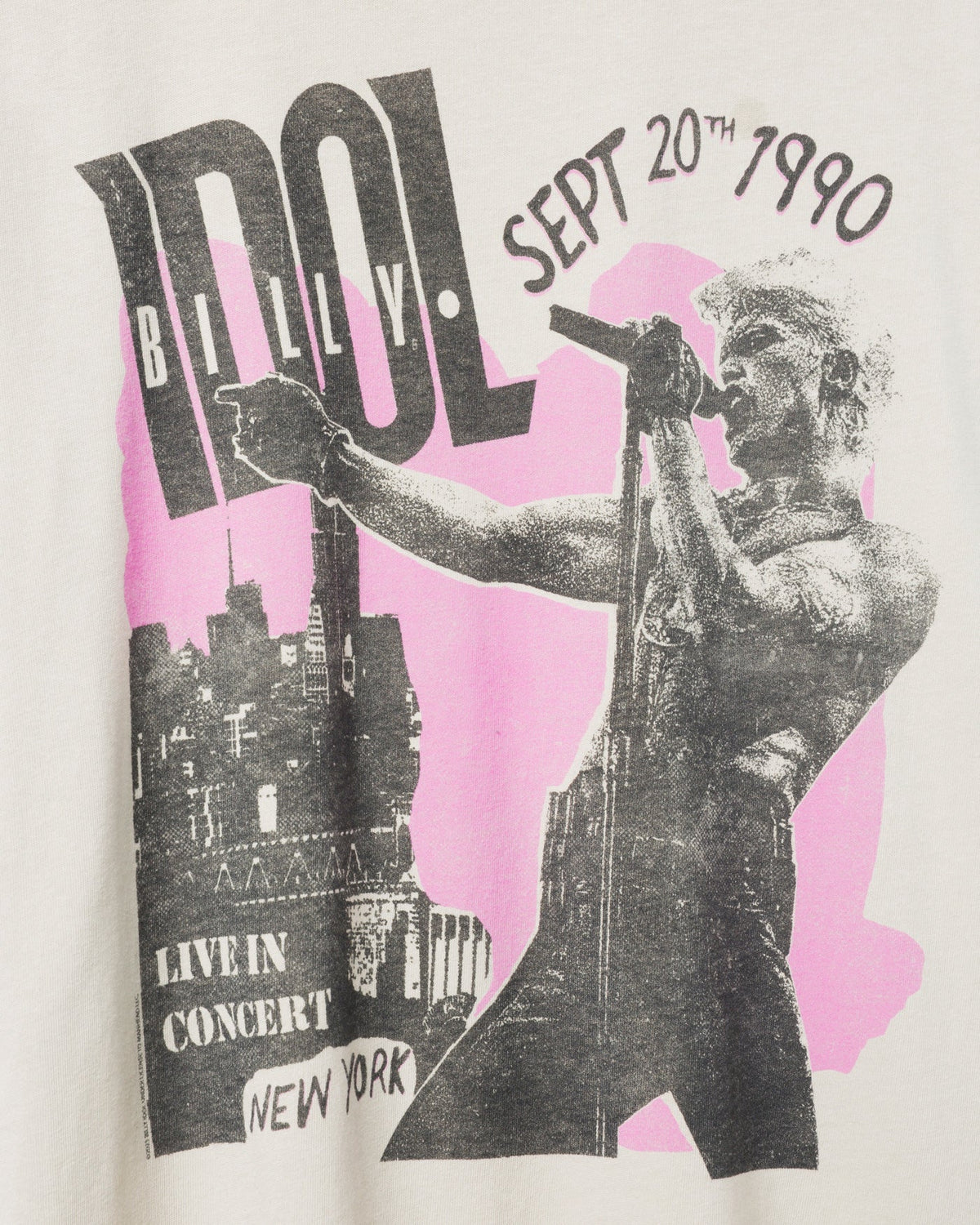Billy Idol 1990 Vintage Tee product image 3