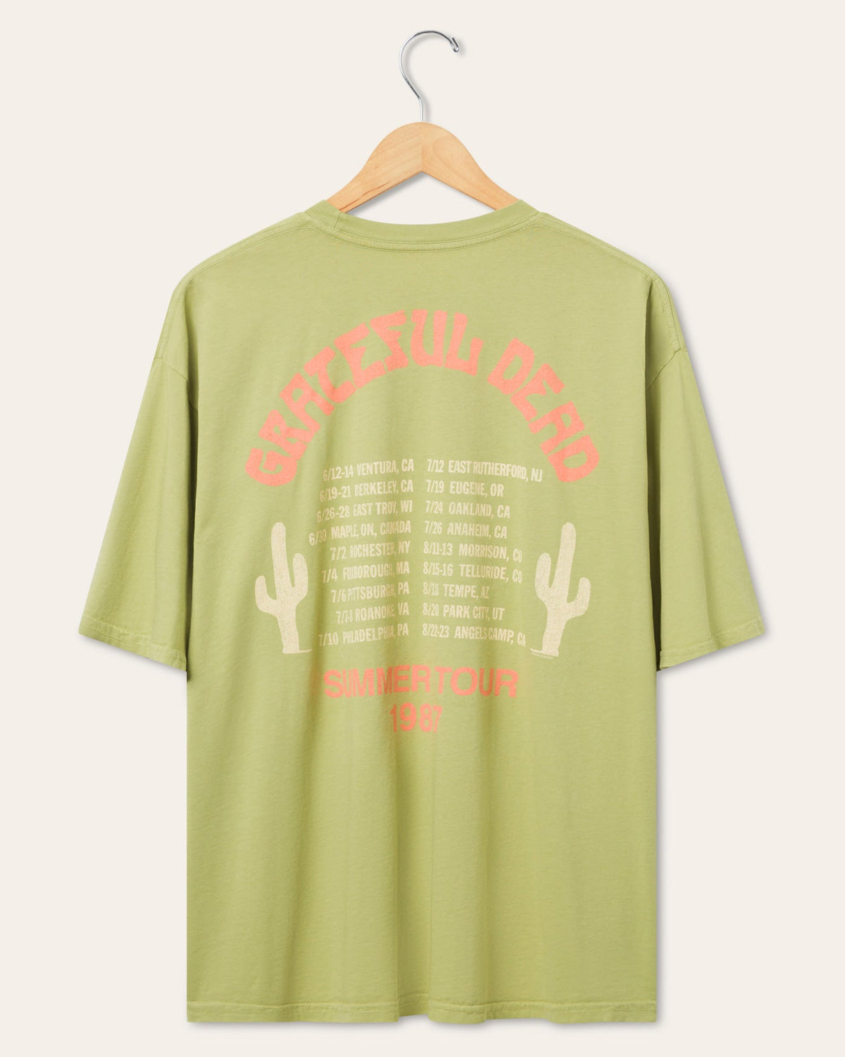Grateful Dead 1987 Summer Tour Oversized Tee product image 3