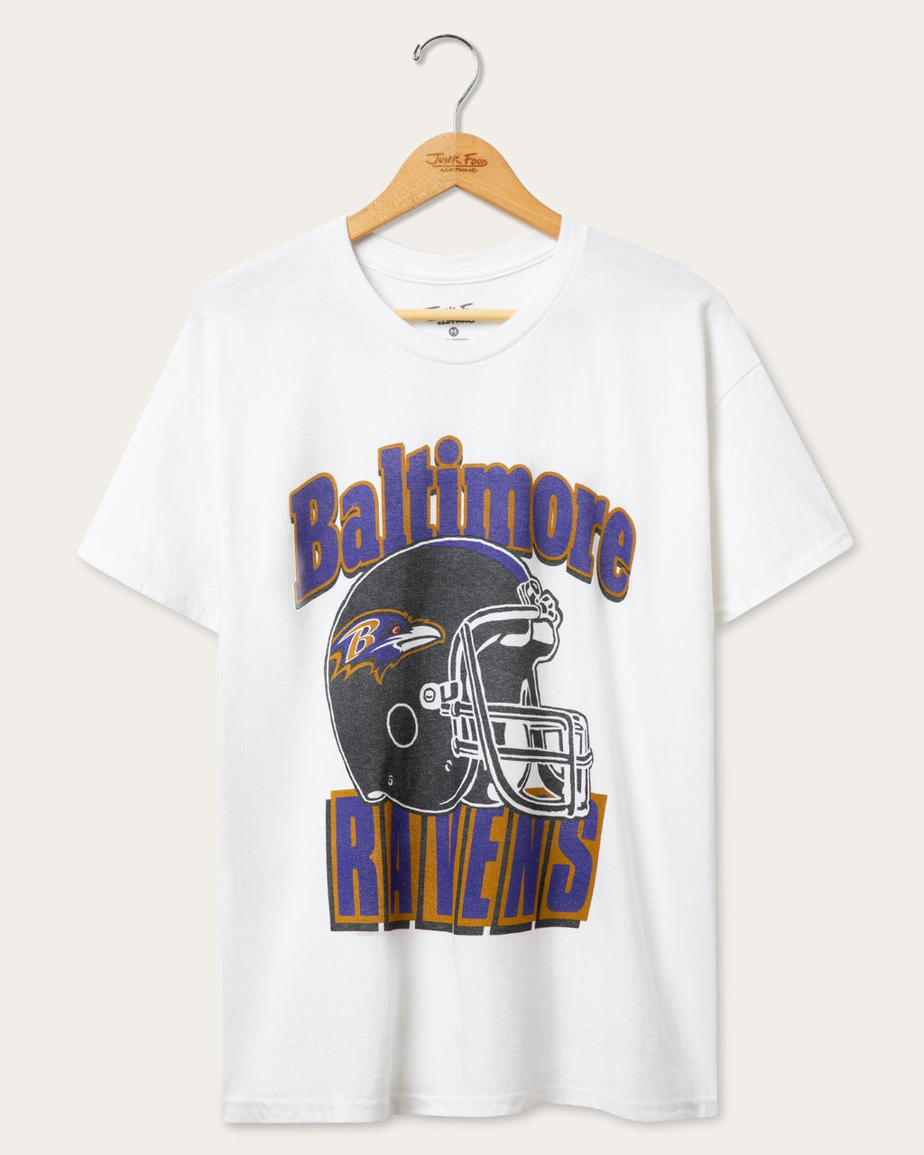 Baltimore Ravens Throwback Helmet Flea Market Tee product image 1