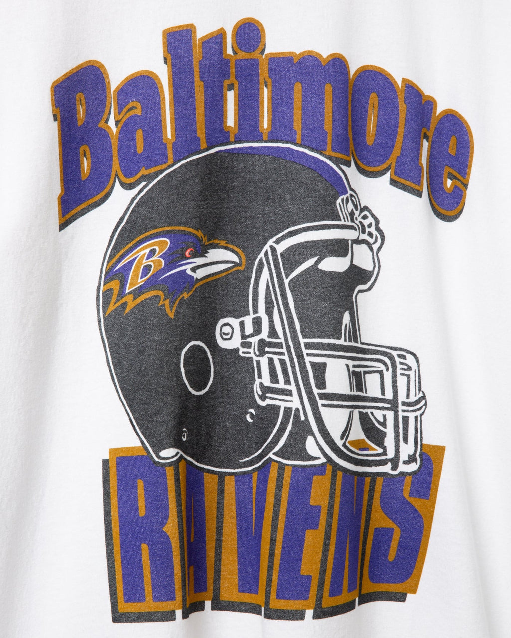 Baltimore Ravens Throwback Helmet Flea Market Tee product image 3
