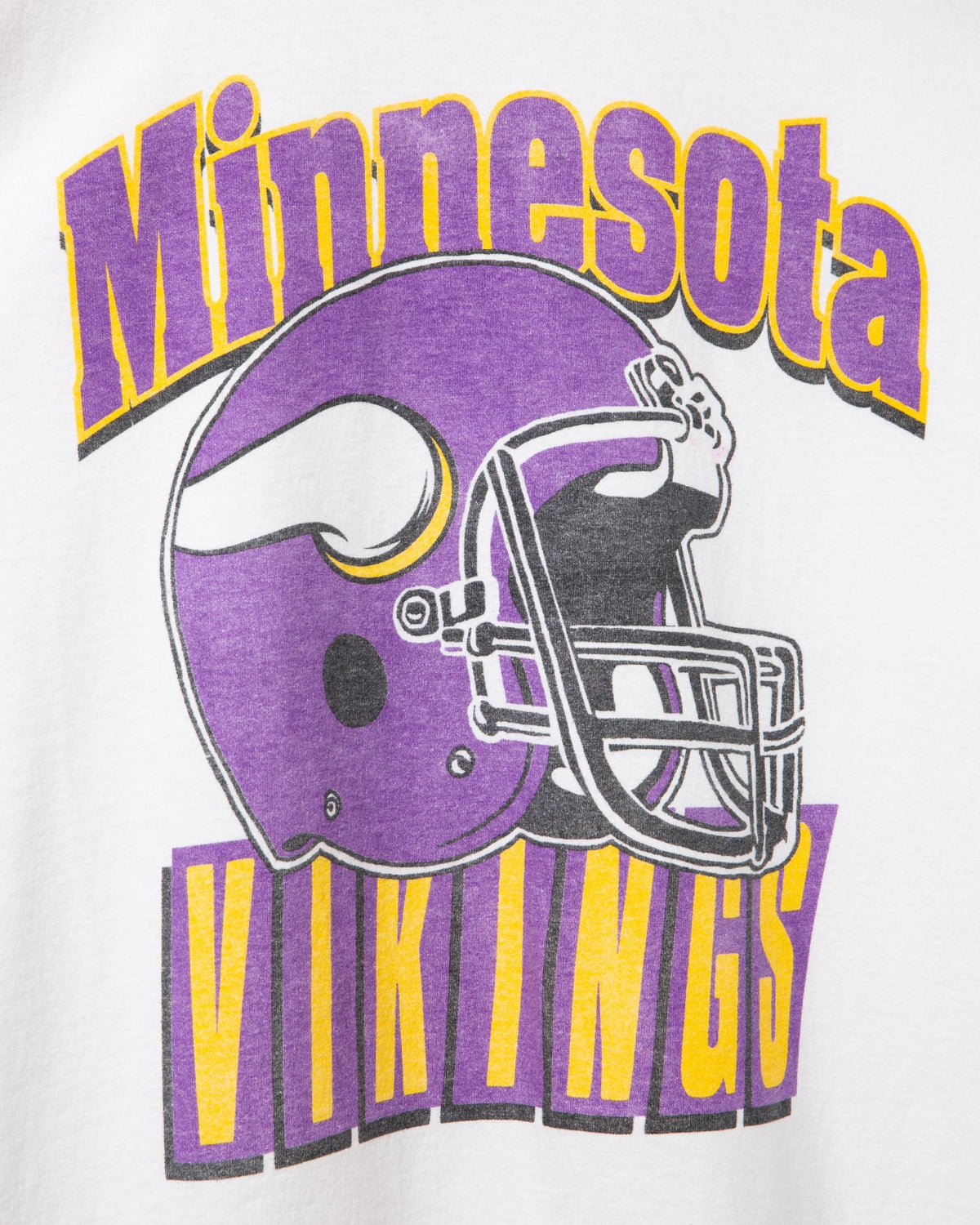 Minnesota Vikings Throwback Helmet Flea Market Tee product image 3