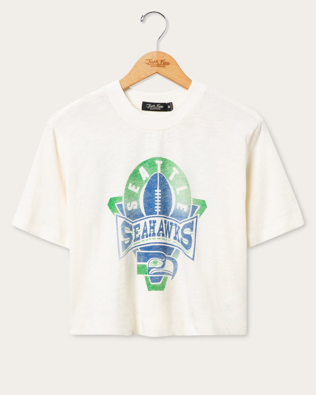 Women's Seattle Seahawks Mock Neck Crop Tee product image 1