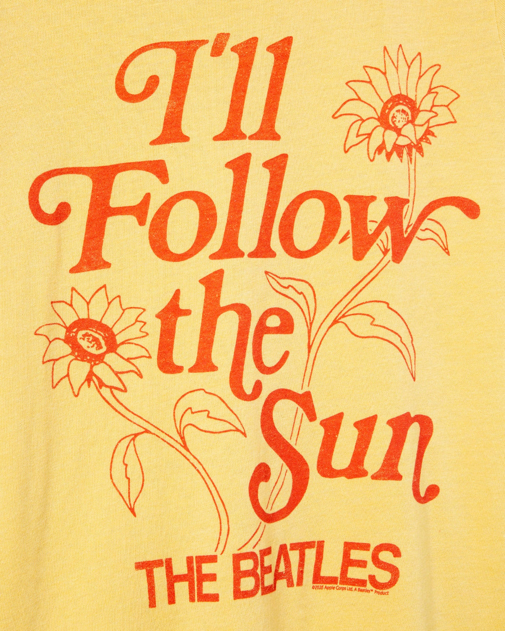 Women's The Beatles I'll Follow Sun Original Tee product image 4