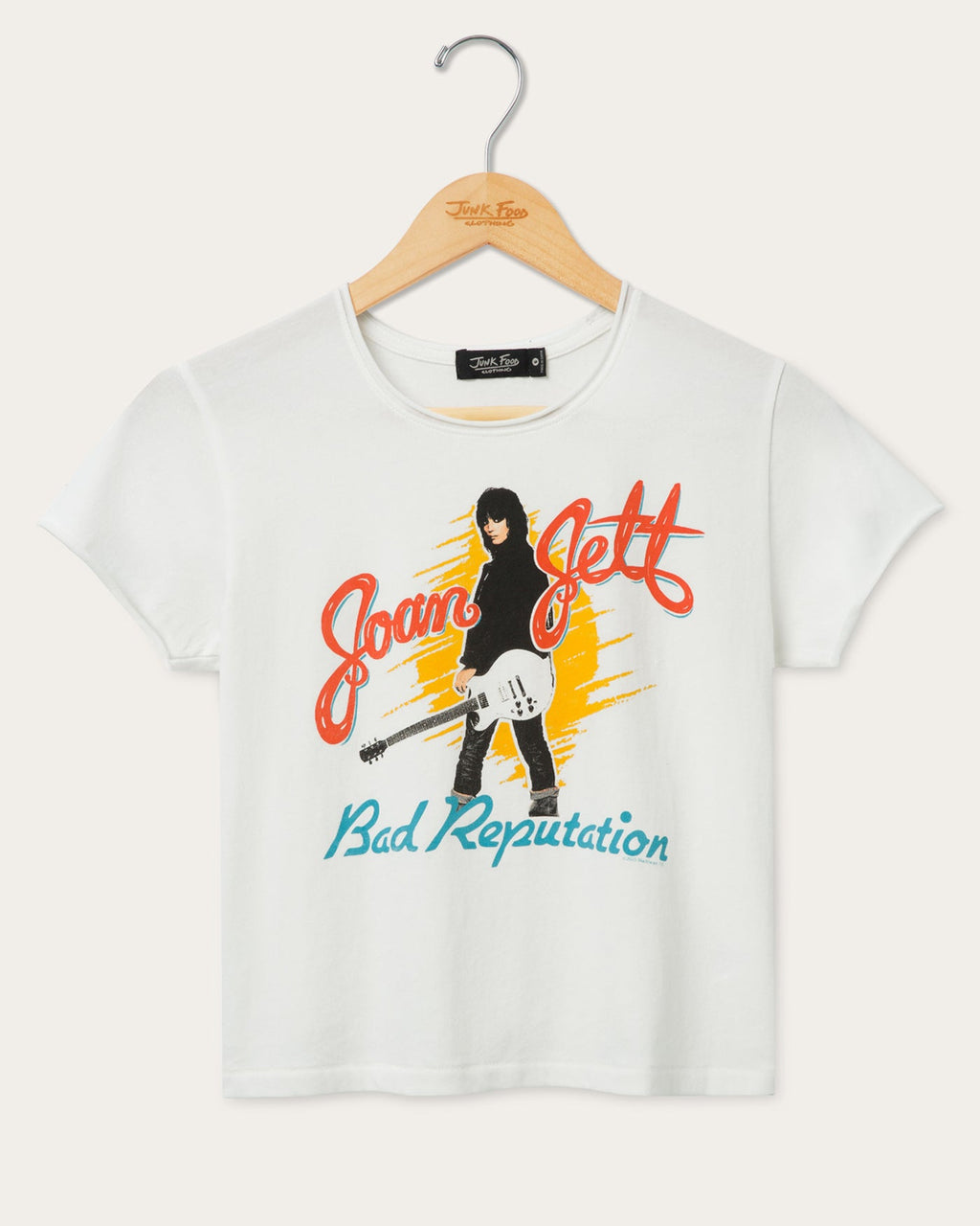 Women's Joan Jett Bad Reputation Vintage Baby Tee product image 1