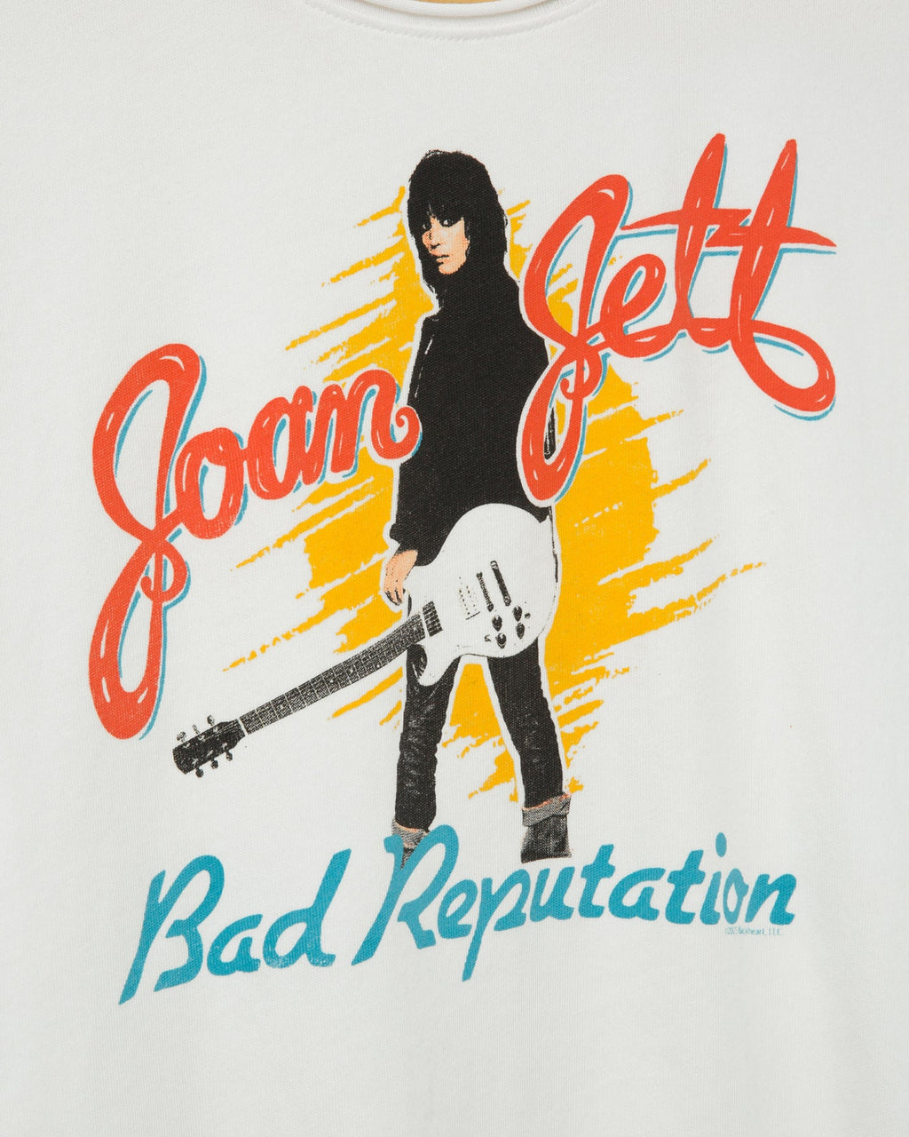 Women's Joan Jett Bad Reputation Vintage Baby Tee product image 4