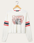 Women's Houston Texans Kickoff Crop Crew Fleece product image 1