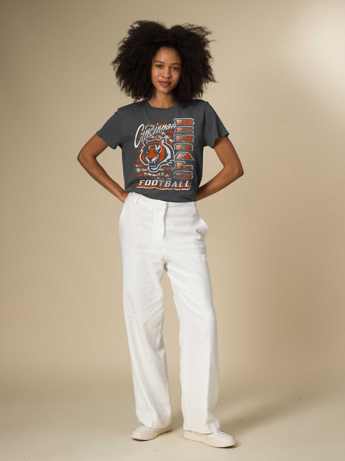 Women's Cincinnati Bengals Brick Vintage Tee product image 2