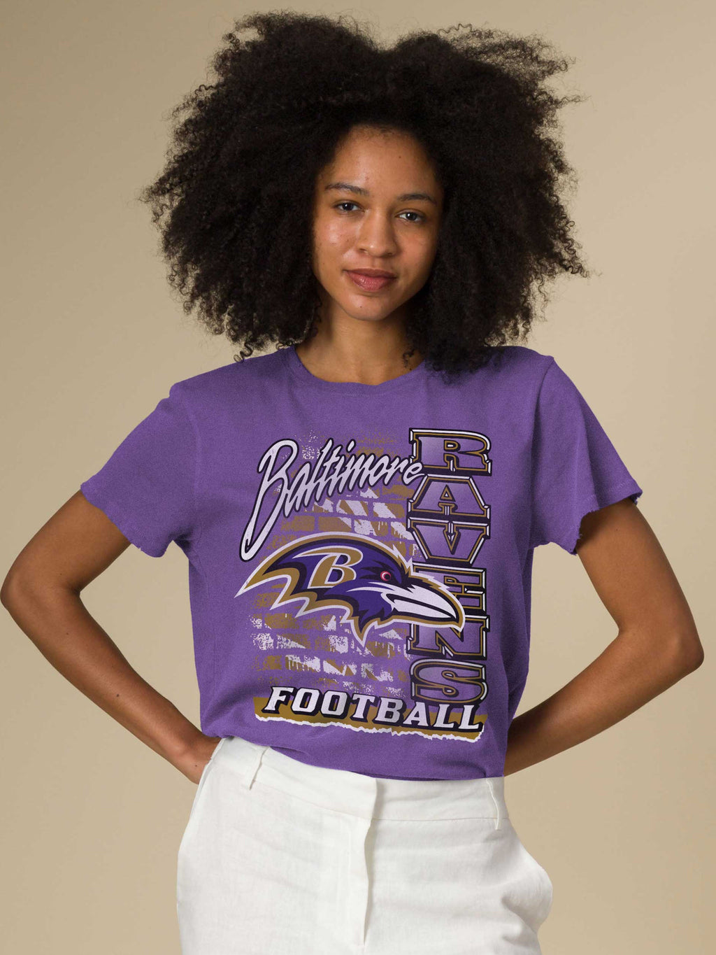 Women's Baltimore Ravens Brick Vintage Tee product image 3