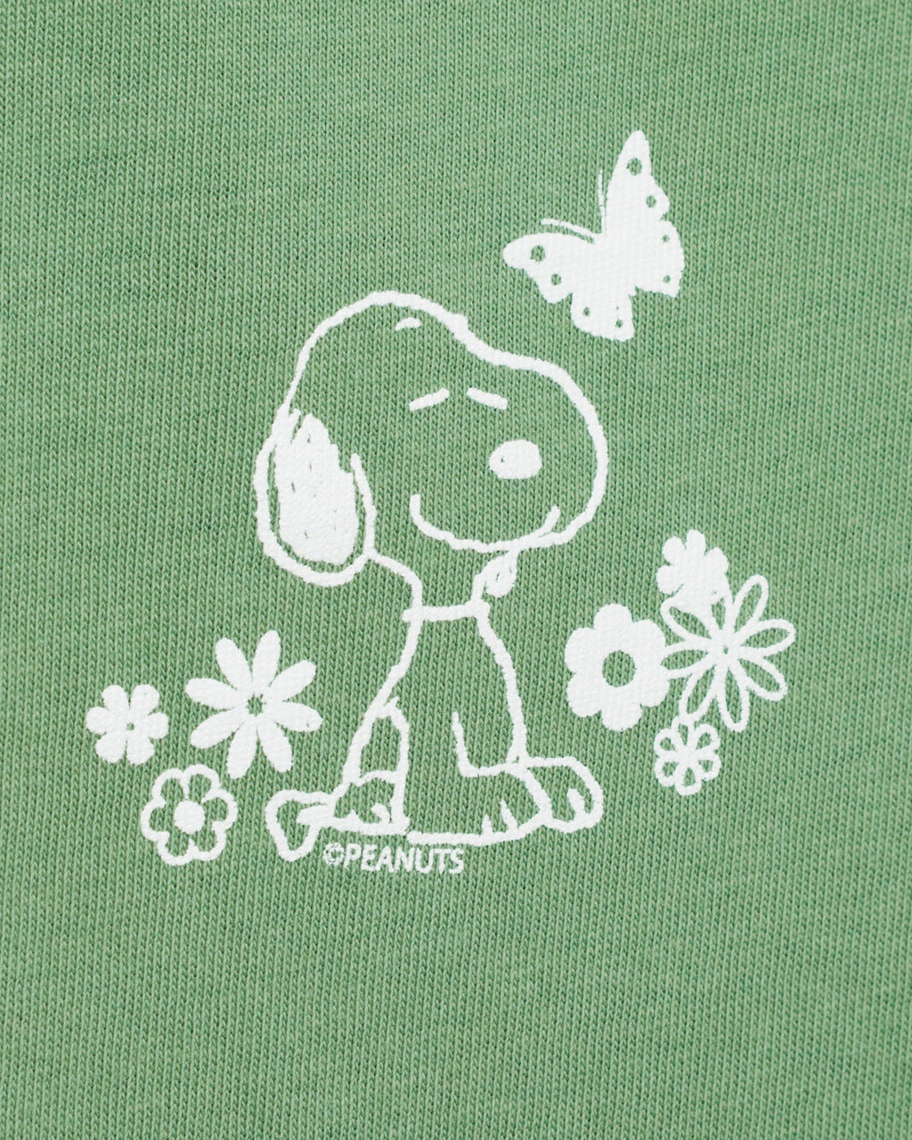 Women's Snoopy Flowers Vintage Baby Tee product image 4