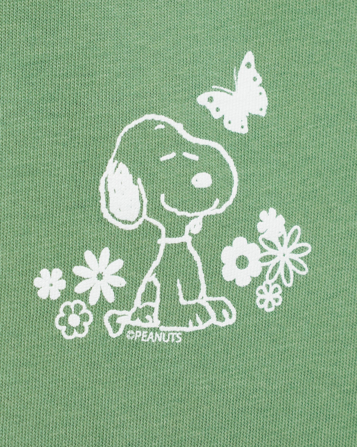 Women's Snoopy Flowers Vintage Baby Tee product image 4