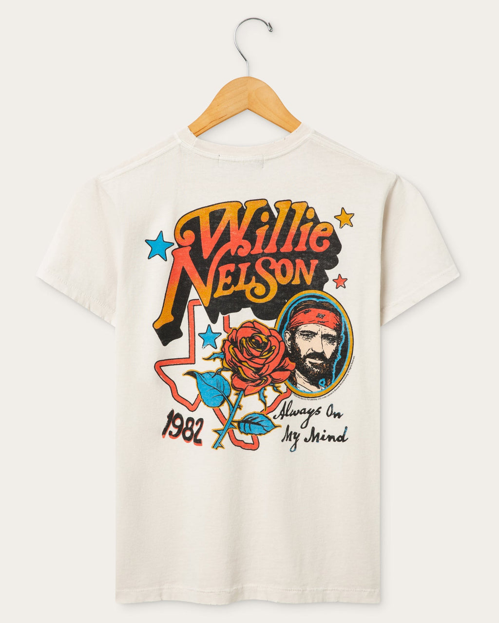 Women's Willie Nelson Always On My Mind Vintage Tee product image 4