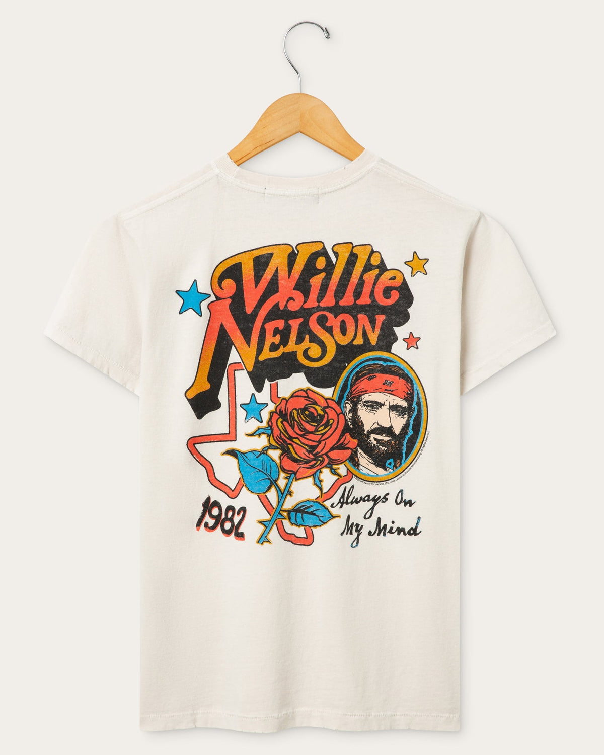 Women's Willie Nelson Always On My Mind Vintage Tee product image 4