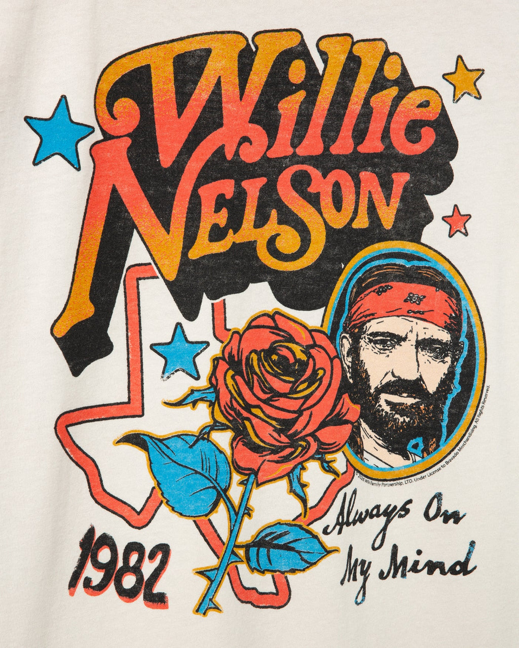 Women's Willie Nelson Always On My Mind Vintage Tee product image 5