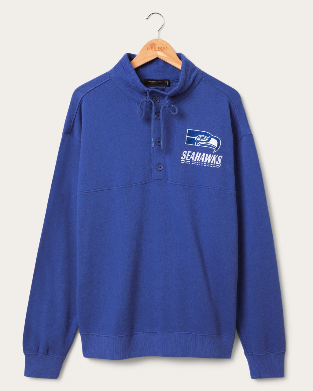 Seattle Seahawks Mock Button Up Fleece product image 1
