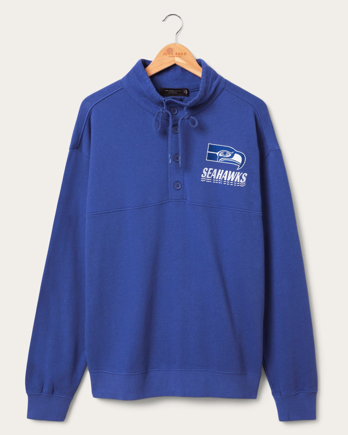Seattle Seahawks Mock Button Up Fleece product image 1