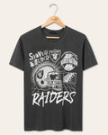 Las Vegas Raiders Silver and Black Vintage Tee product image 1