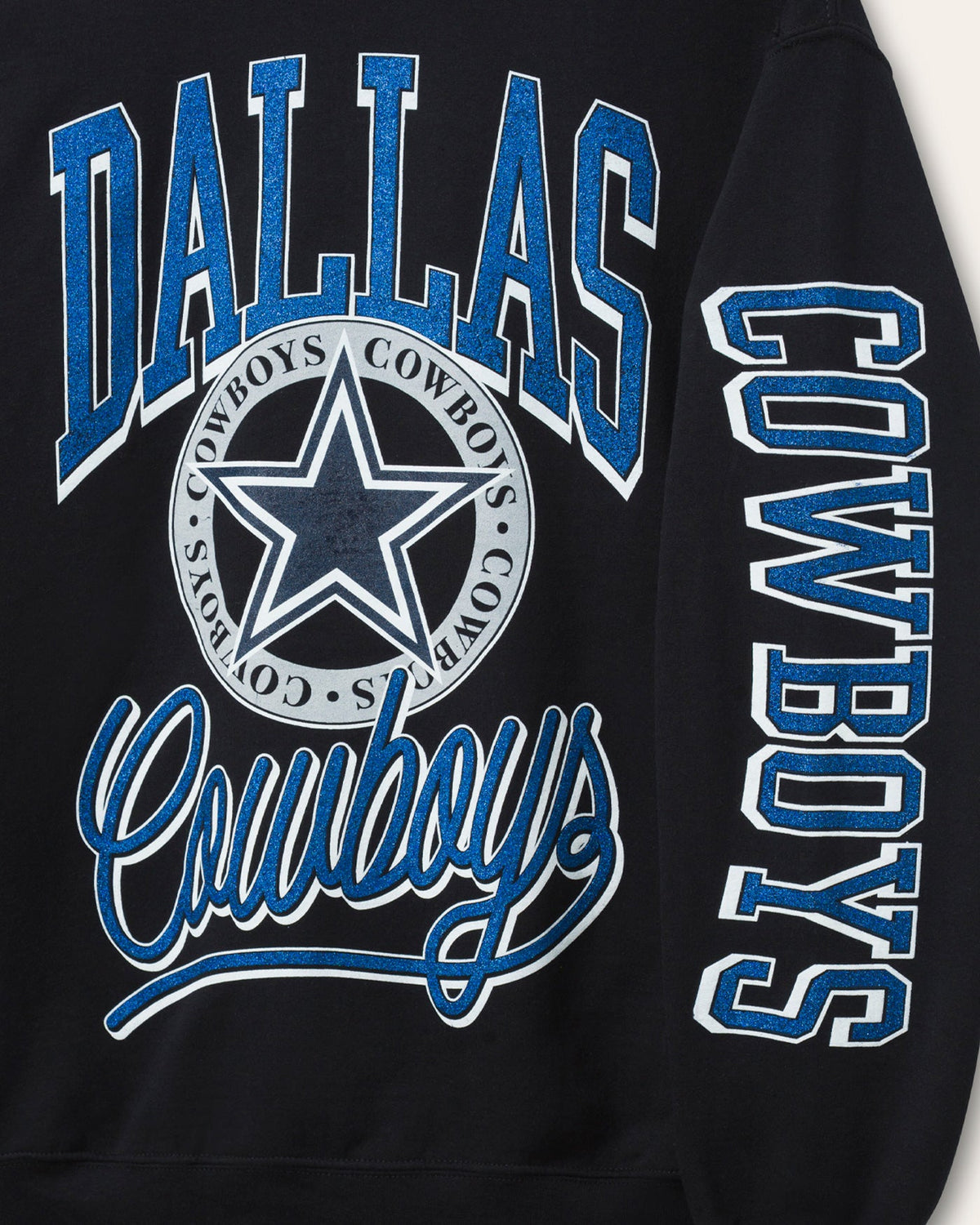Dallas Cowboys Glitter Flea Market Crew Fleece product image 3