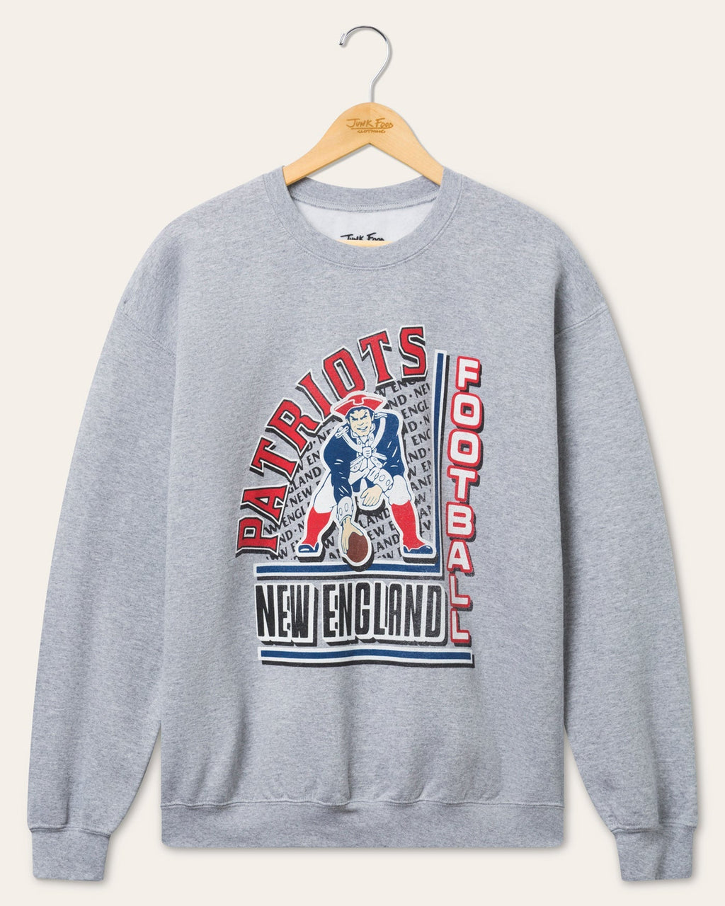 New England Patriots Backfield Flea Market Crew Fleece product image 1