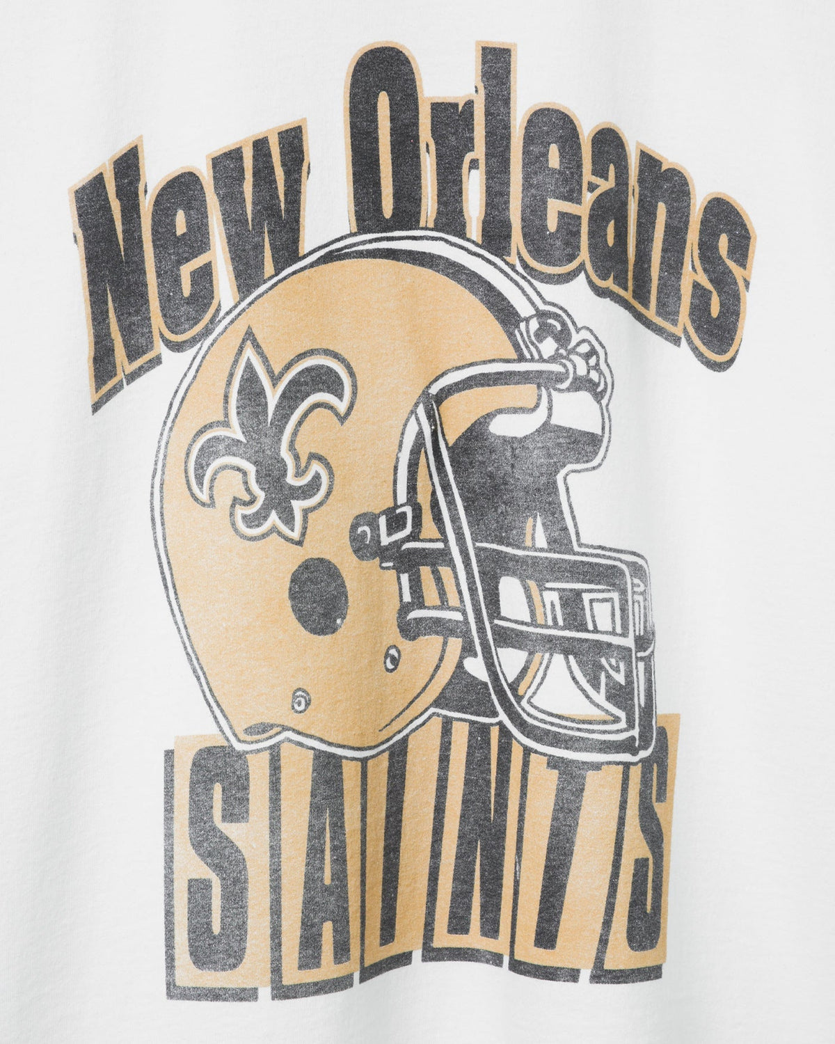 New Orleans Saints Throwback Helmet Flea Market Tee product image 3