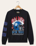 New York Giants Glitter Helmet Flea Market Crew Fleece product image 1