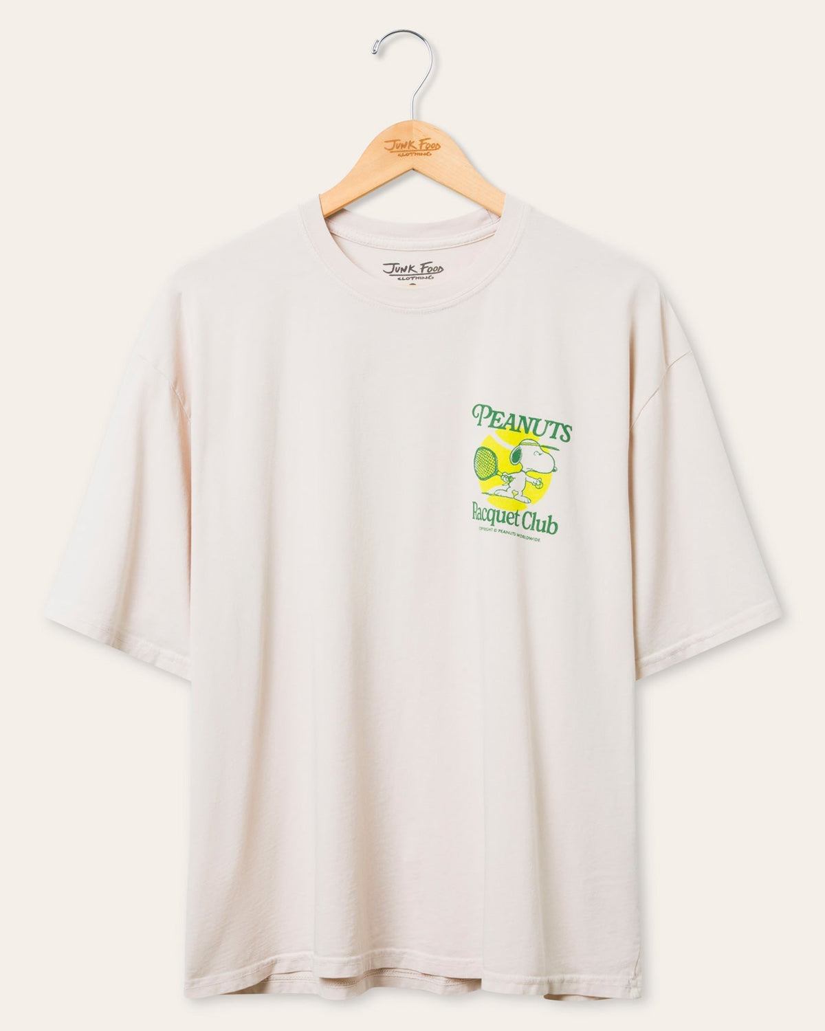 Peanuts Racquet Club Oversized Tee product image 1