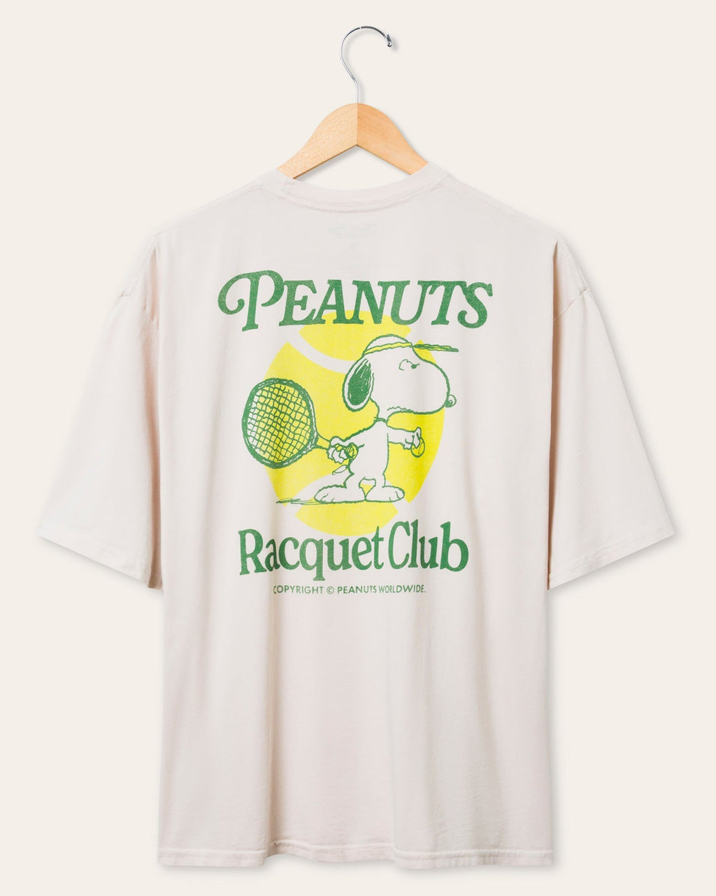 Peanuts Racquet Club Oversized Tee product image 3
