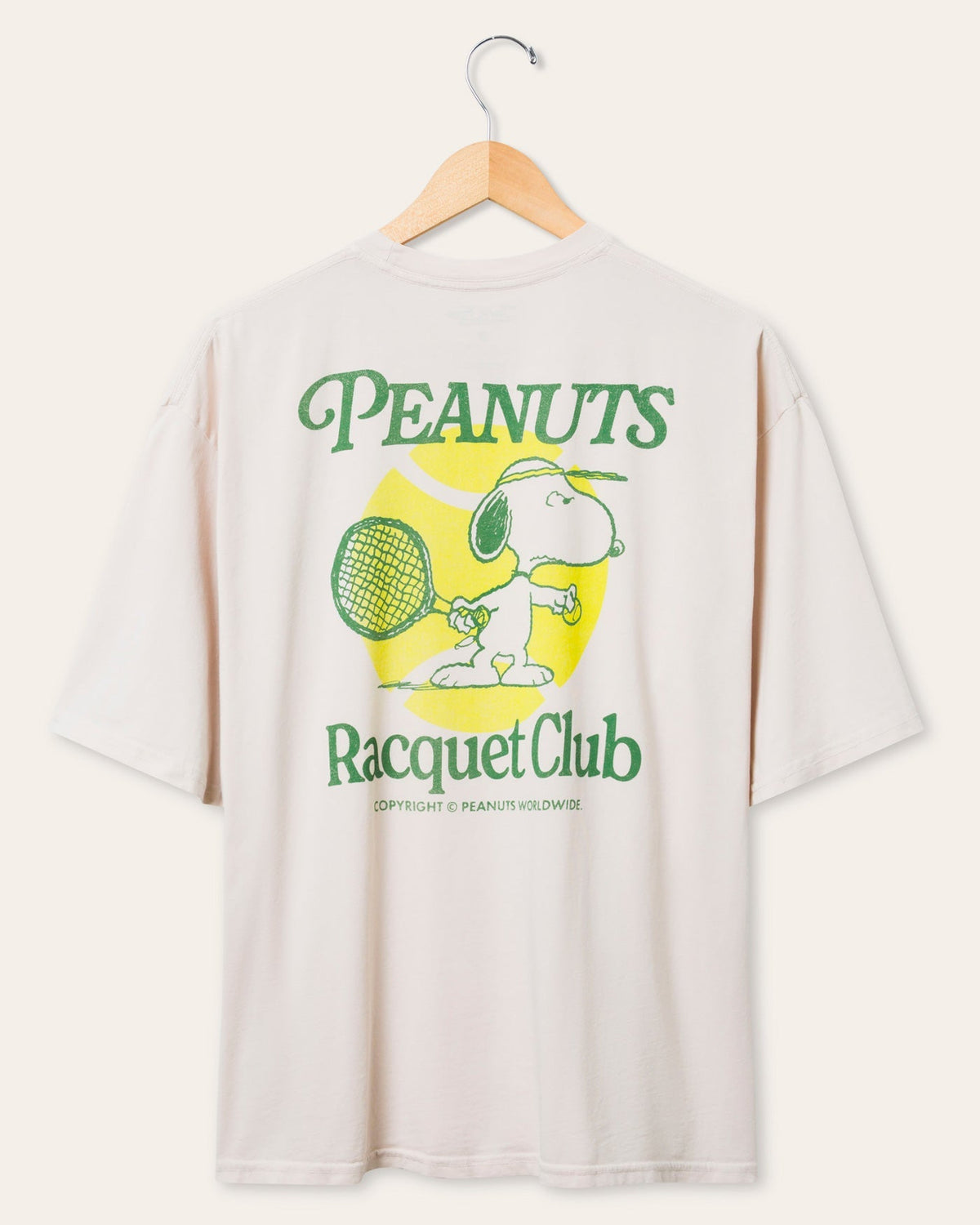 Peanuts Racquet Club Oversized Tee product image 3