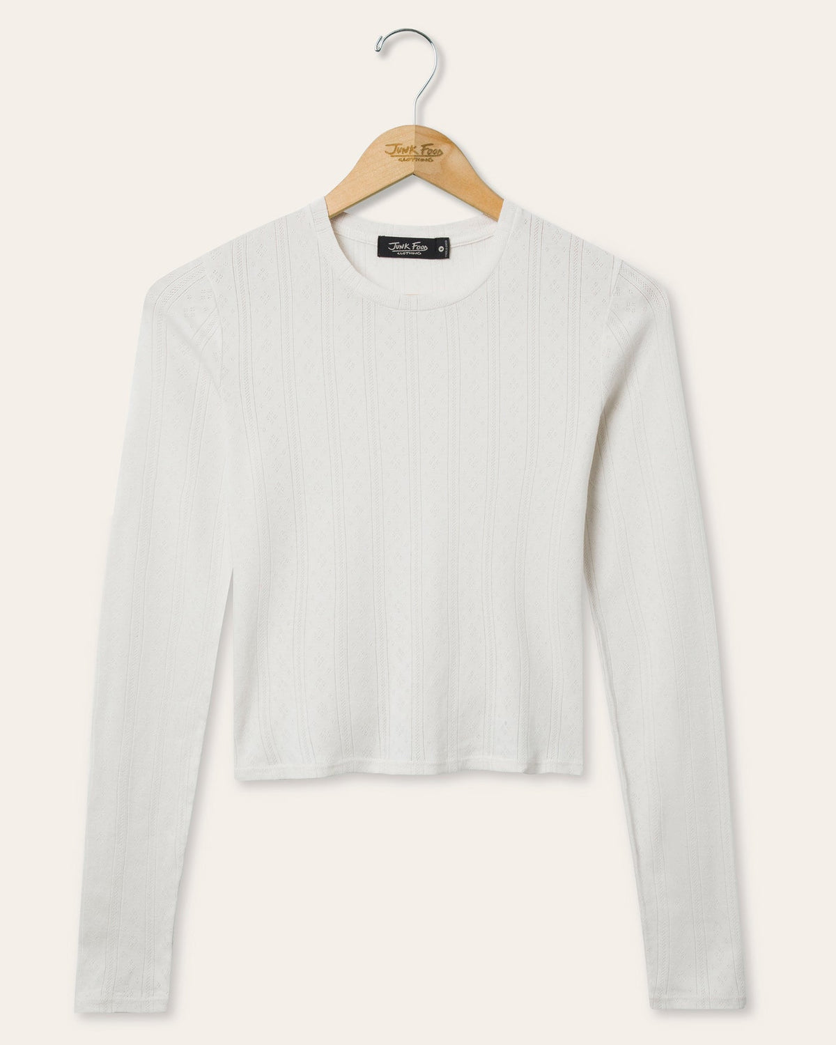 Women's Pointelle Knit Long Sleeve product image 1