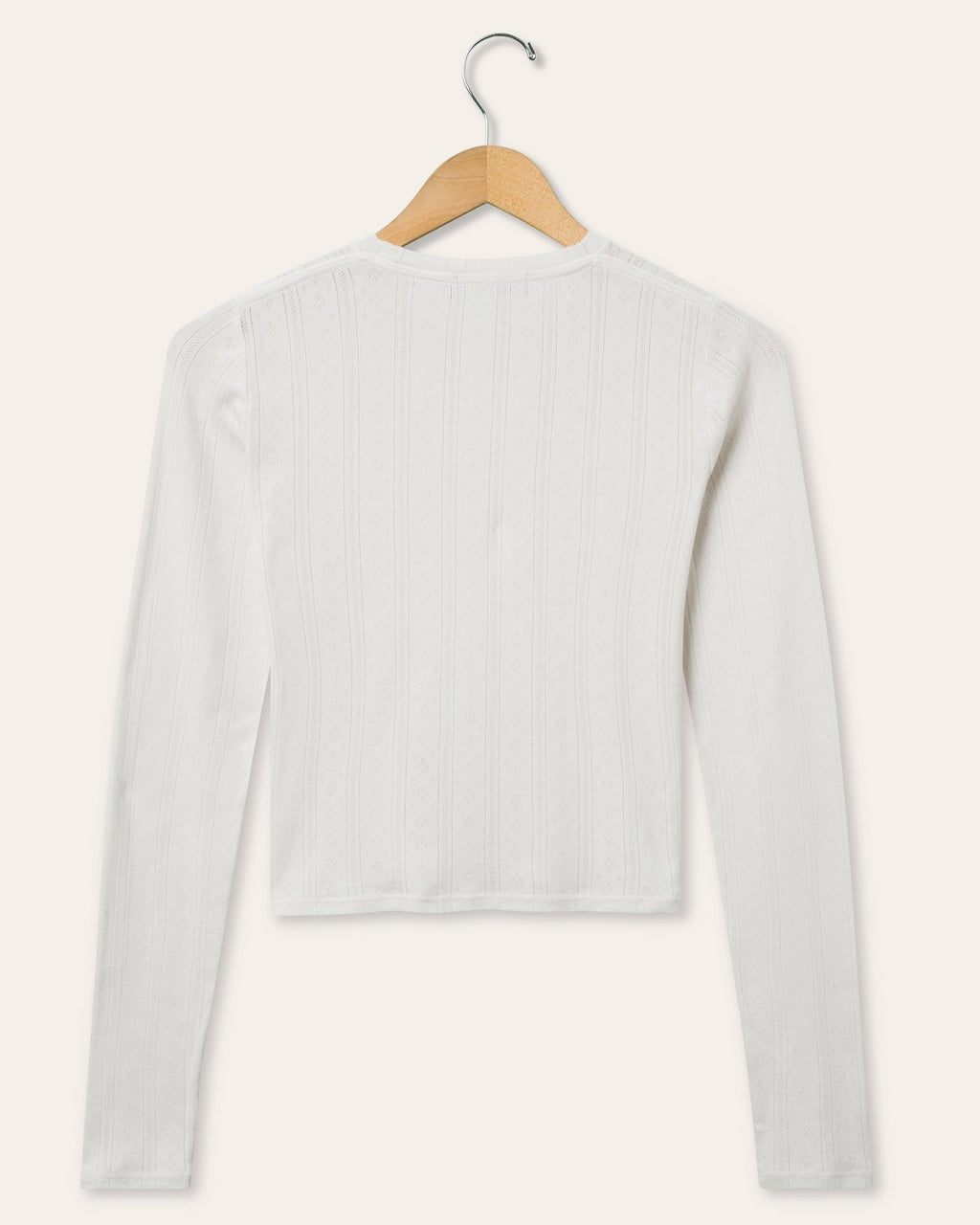 Women's Pointelle Knit Long Sleeve product image 3