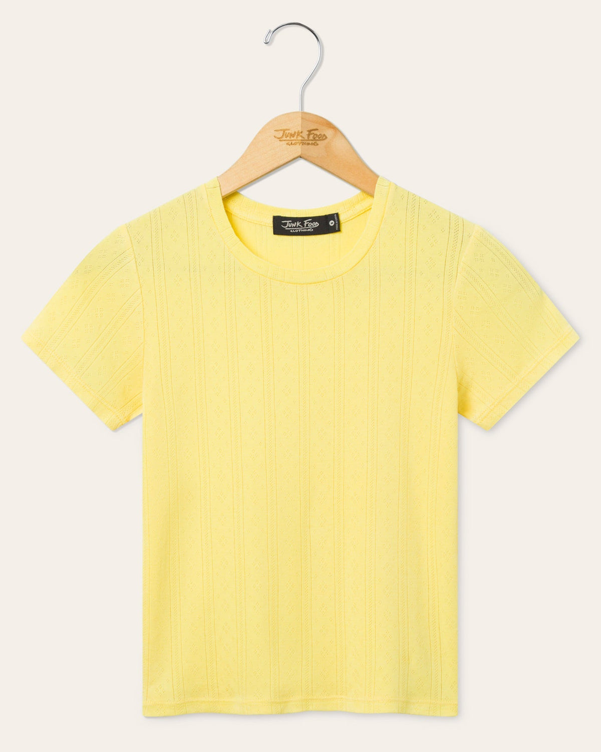 Womens Pointelle Short Sleeve Tee product image 1
