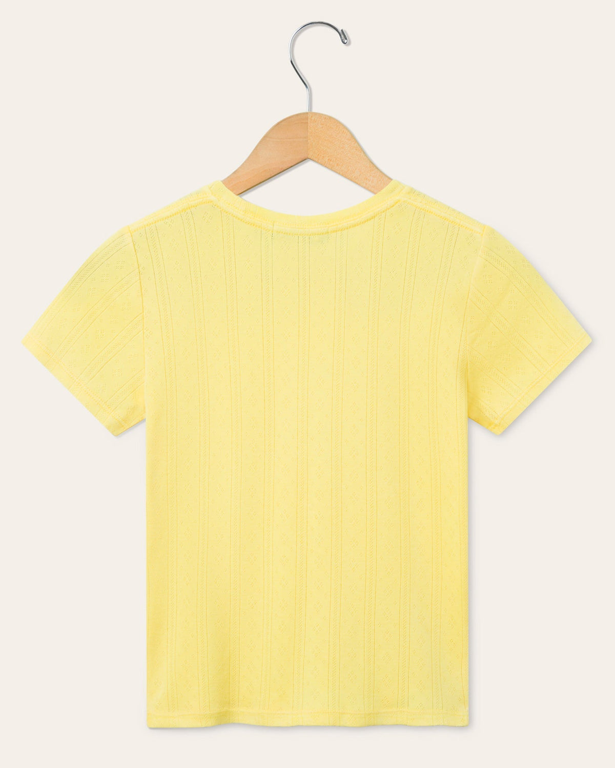 Womens Pointelle Short Sleeve Tee product image 2