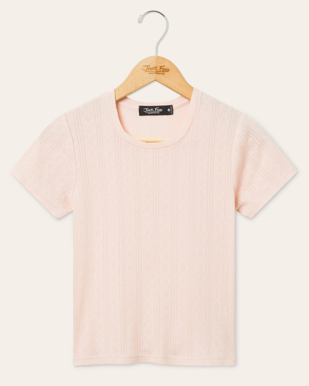 Womens Pointelle Short Sleeve Tee product image 1