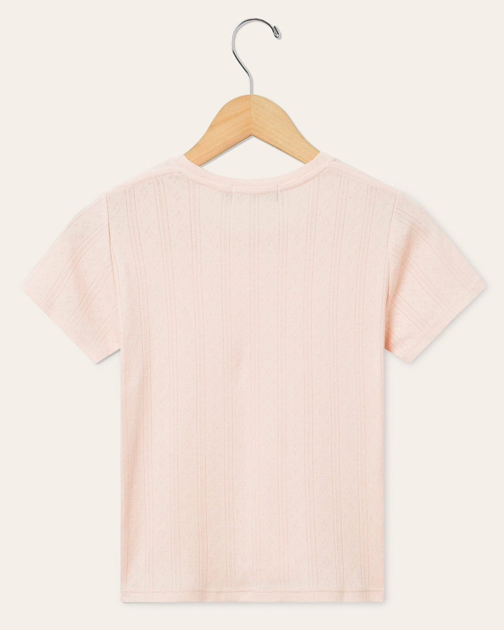 Womens Pointelle Short Sleeve Tee product image 2