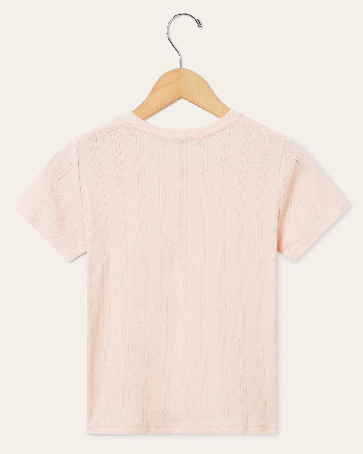 Womens Pointelle Short Sleeve Tee product image 2