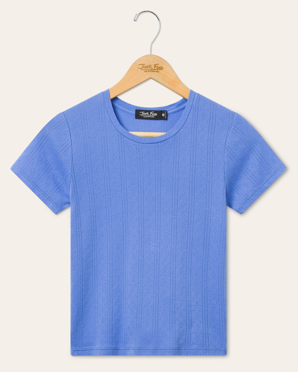 Womens Pointelle Short Sleeve Tee product image 1