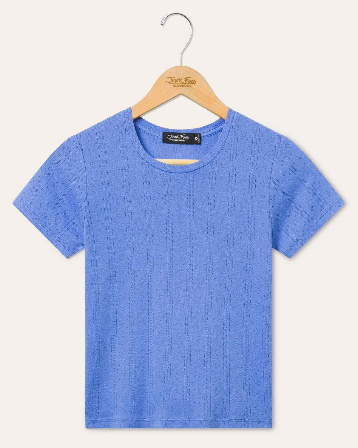 Womens Pointelle Short Sleeve Tee product image 1