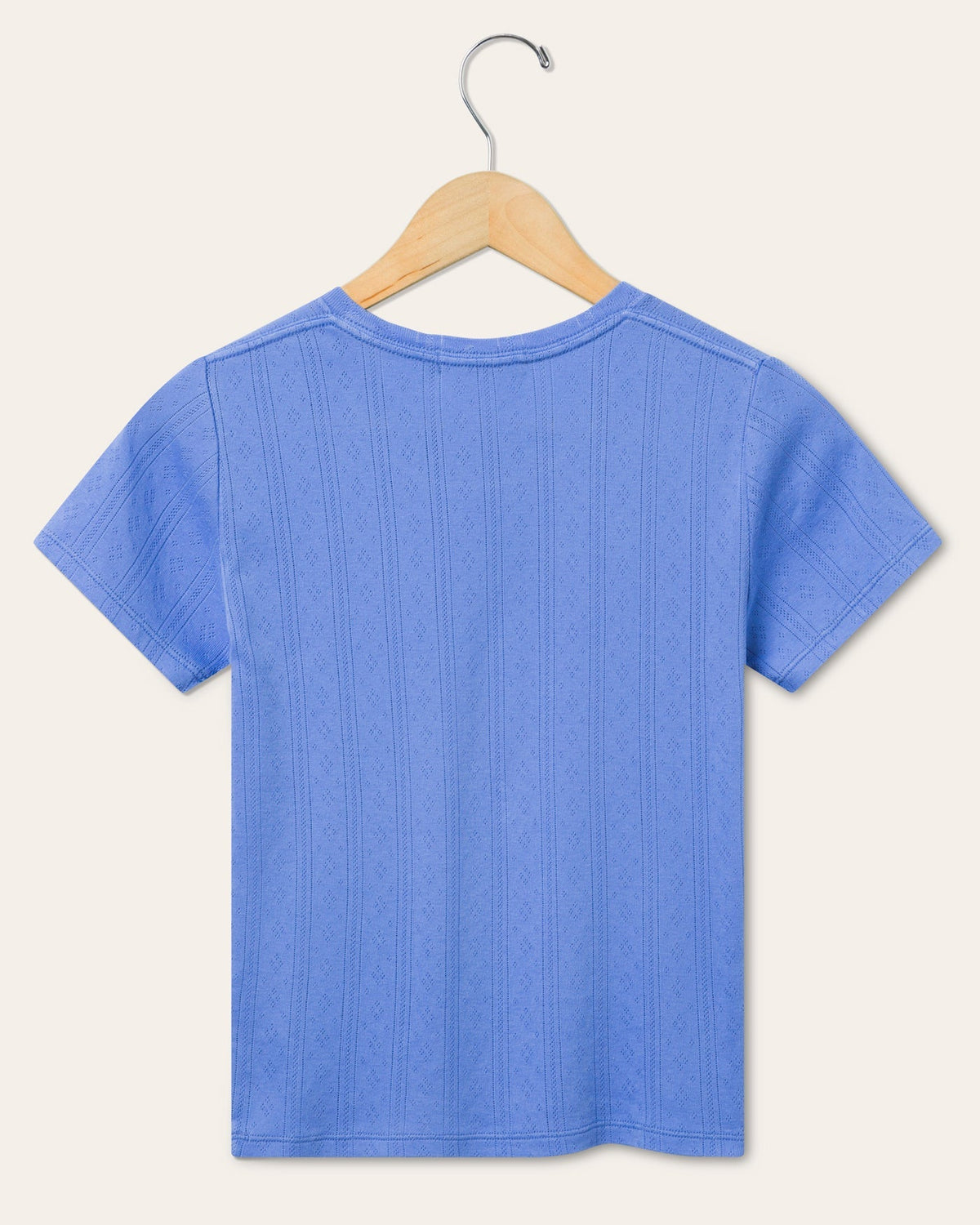 Womens Pointelle Short Sleeve Tee product image 2