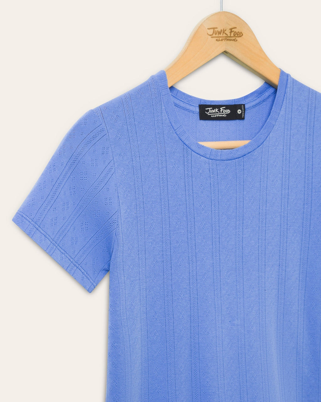 Womens Pointelle Short Sleeve Tee product image 3