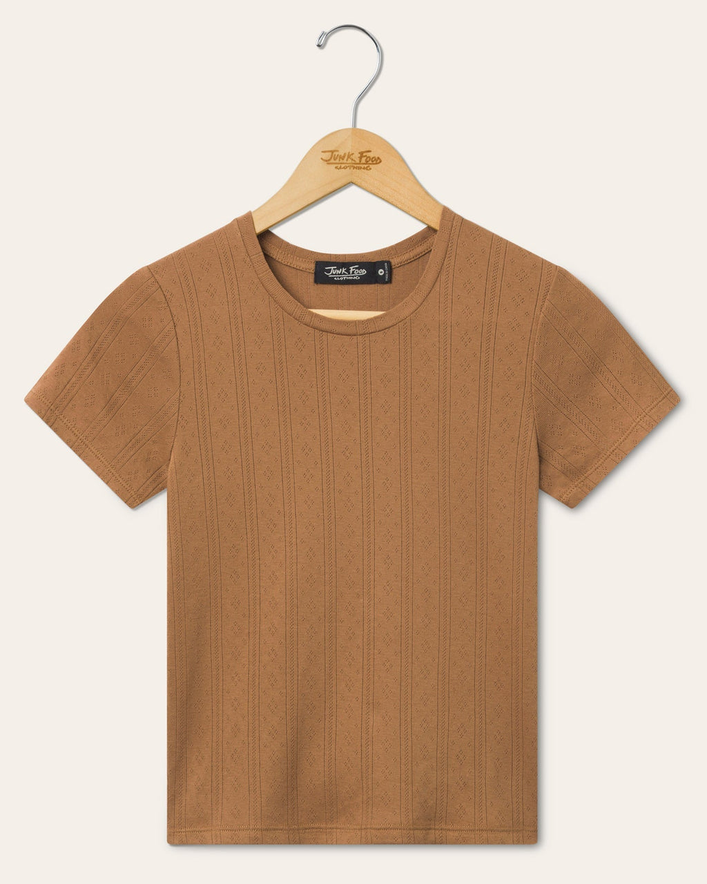 Womens Pointelle Short Sleeve Tee product image 1