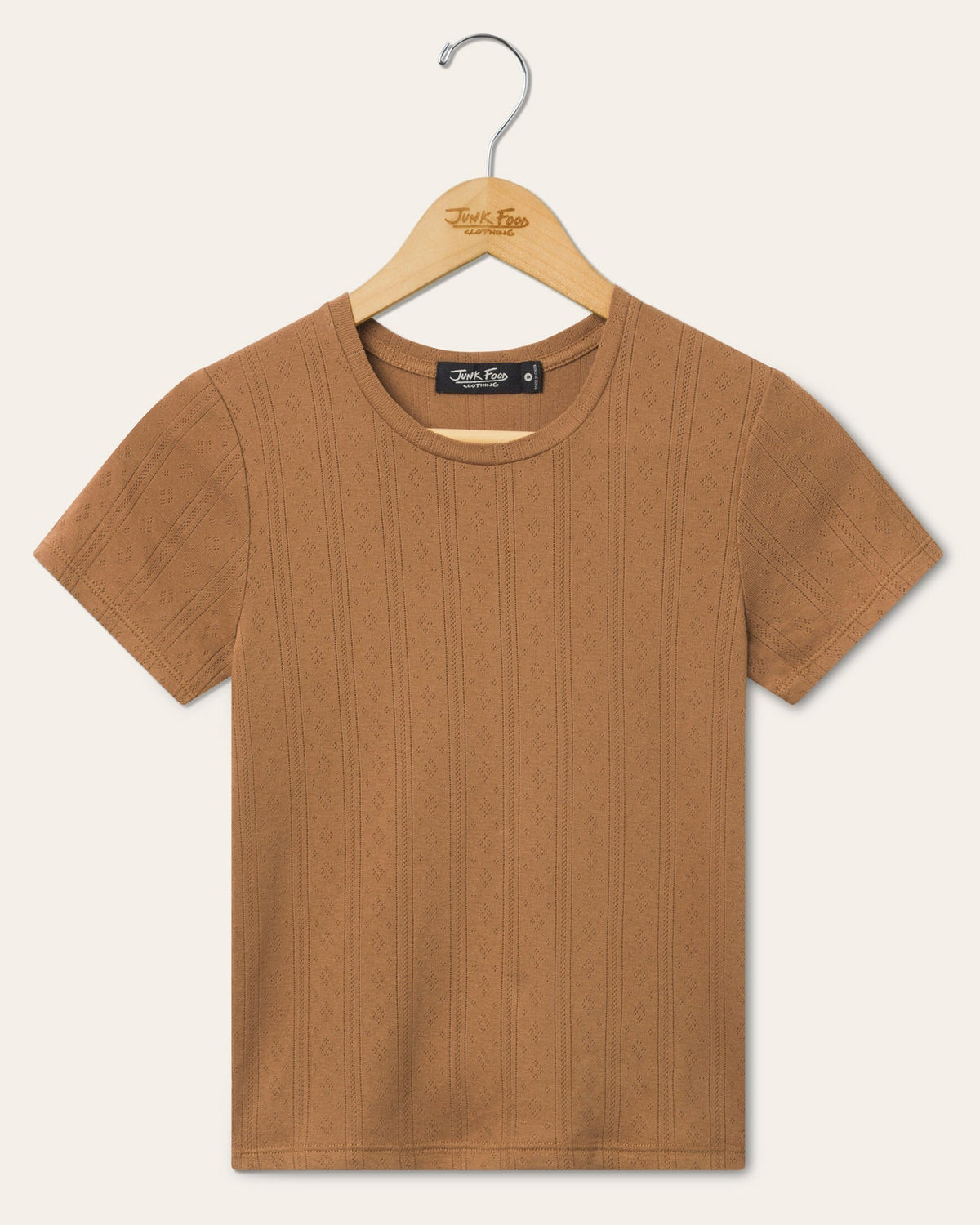 Womens Pointelle Short Sleeve Tee product image 1