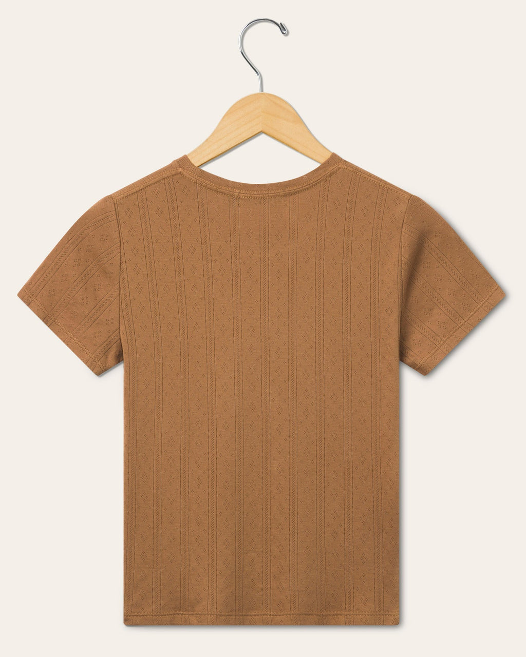 Womens Pointelle Short Sleeve Tee product image 2