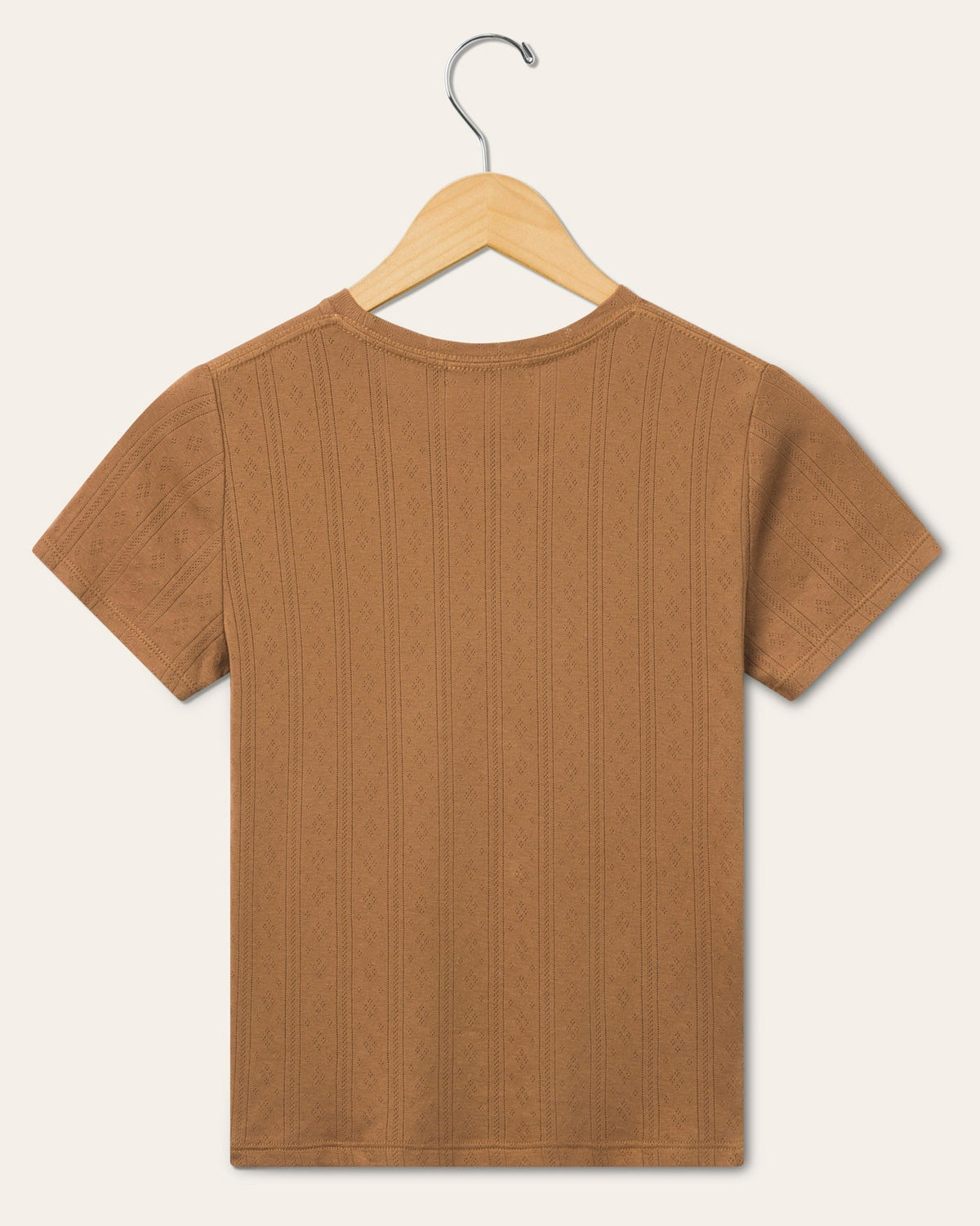 Womens Pointelle Short Sleeve Tee product image 2