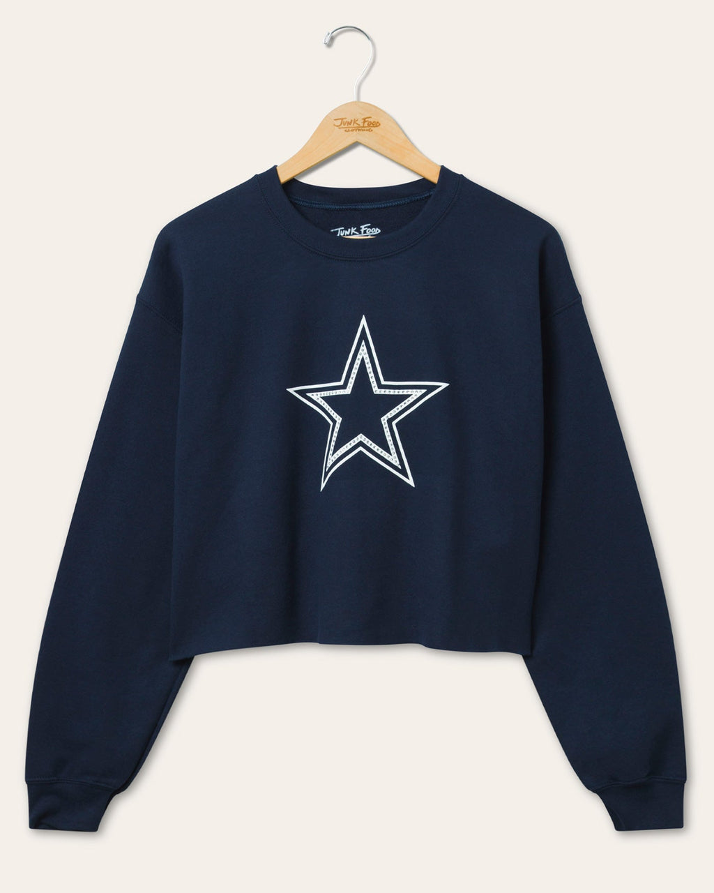 Women's Dallas Cowboys Bling Flea Market Crop Fleece product image 1