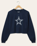 Women's Dallas Cowboys Bling Flea Market Crop Fleece product image 1