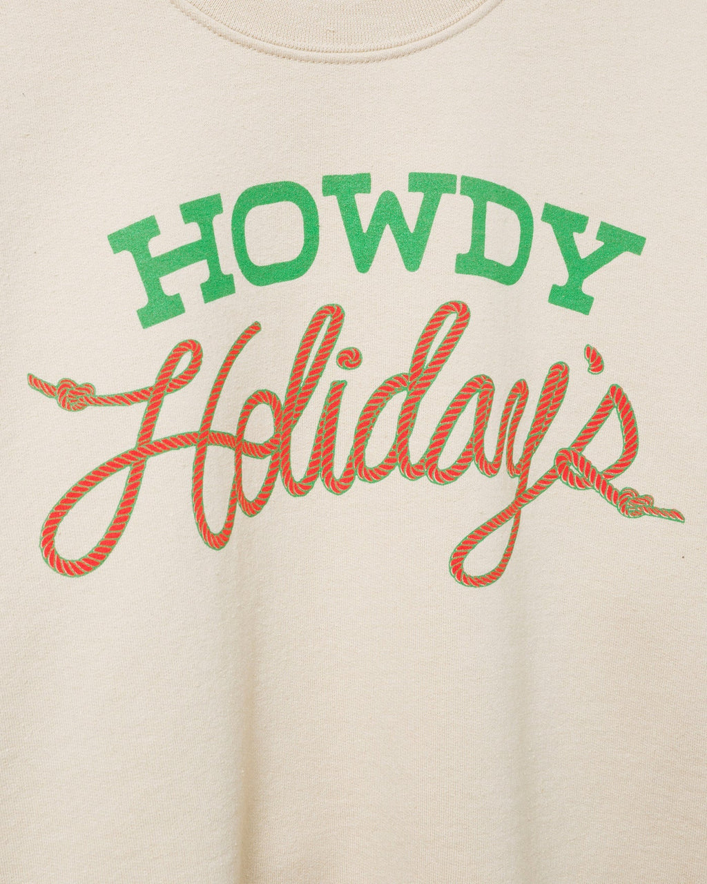 Women's Howdy Holiday's Flea Market Crop Fleece product image 3