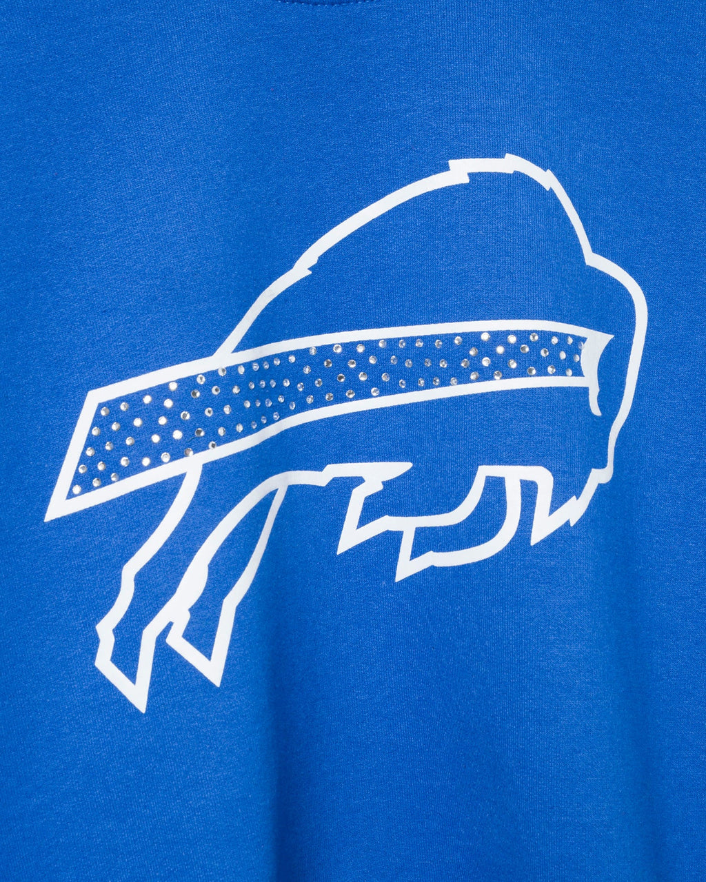 Women's Buffalo Bills Bling Flea Market Crop Fleece product image 5