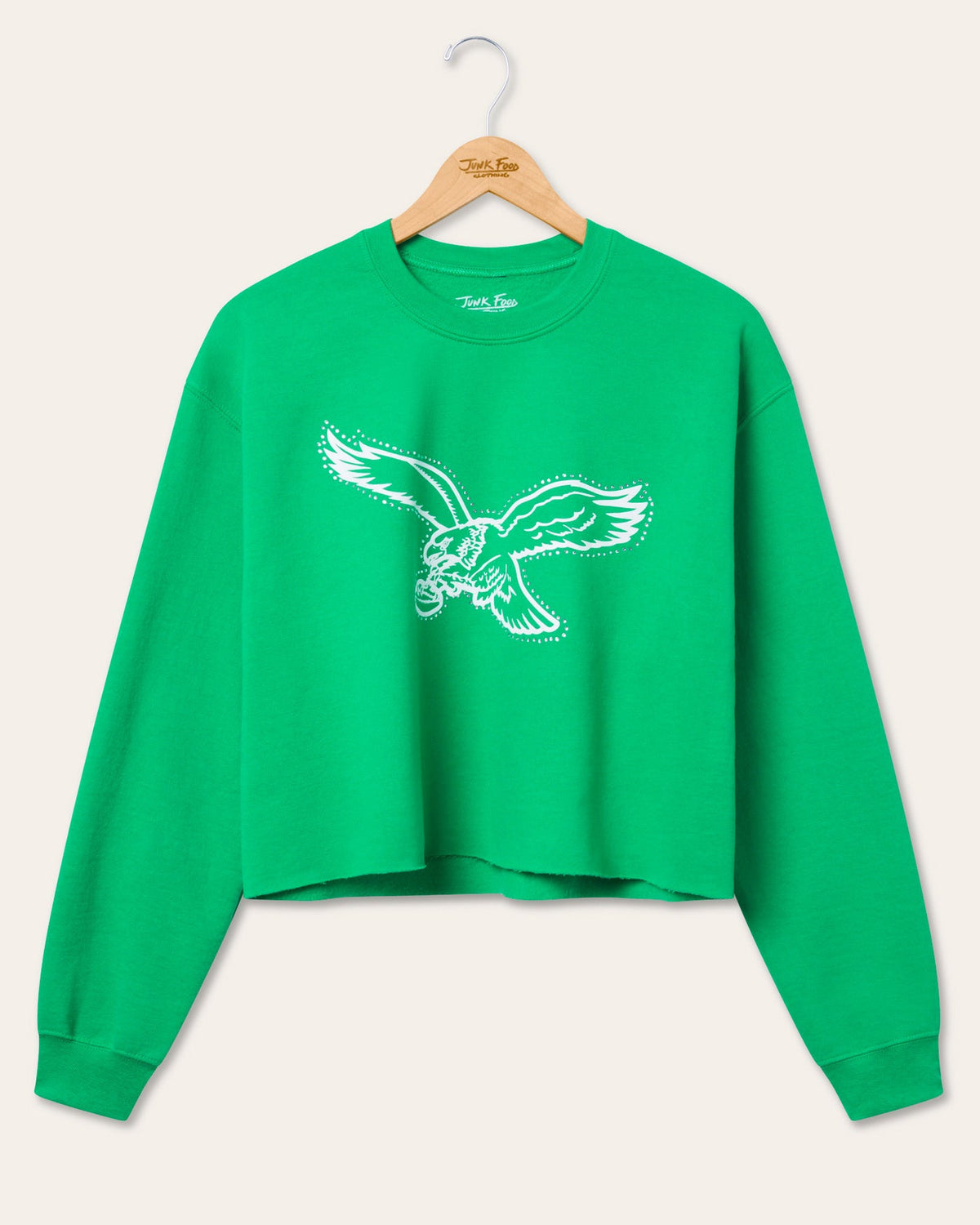Women's Philadelphia Eagles Bling Flea Market Crop Fleece product image 1
